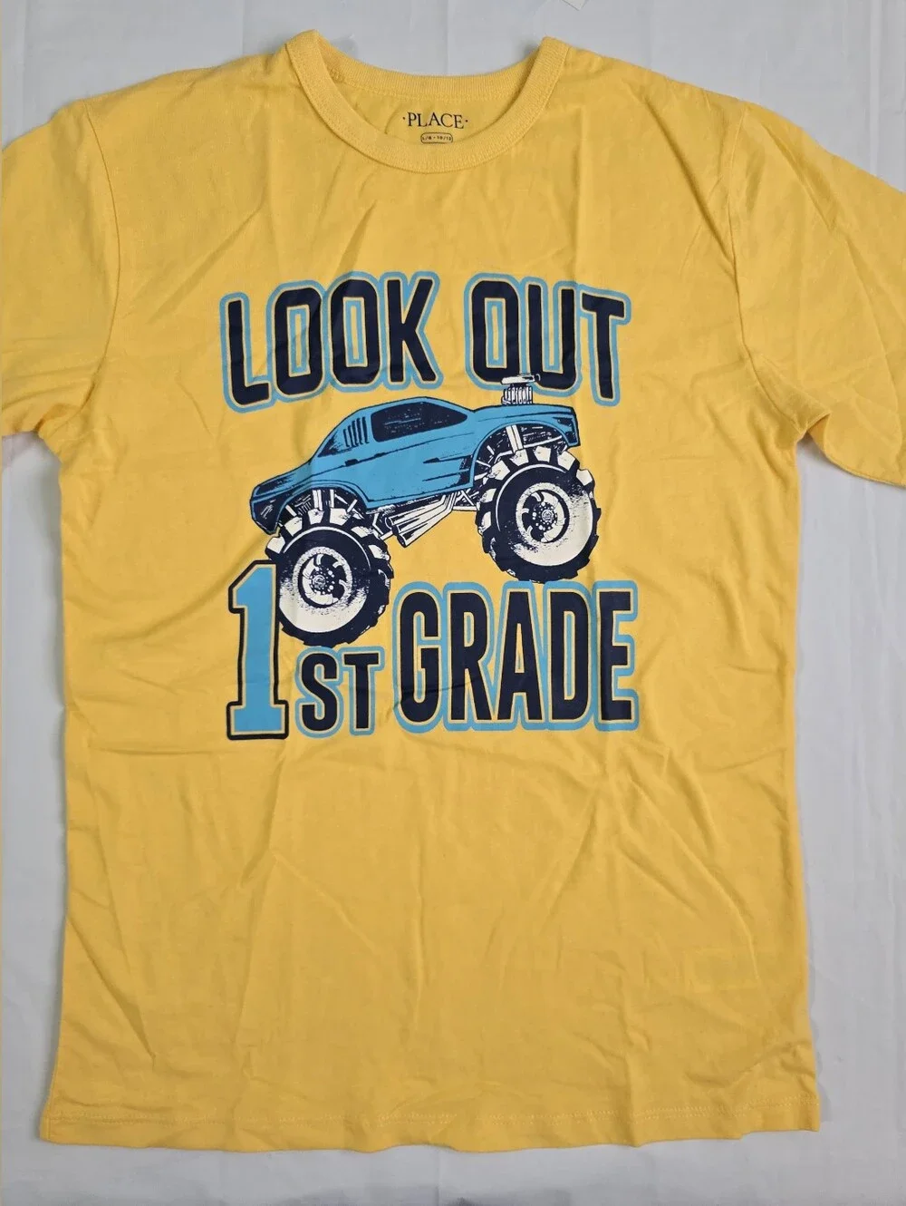 THE C PLACE Boys Yellow Monster Truck Graphic 